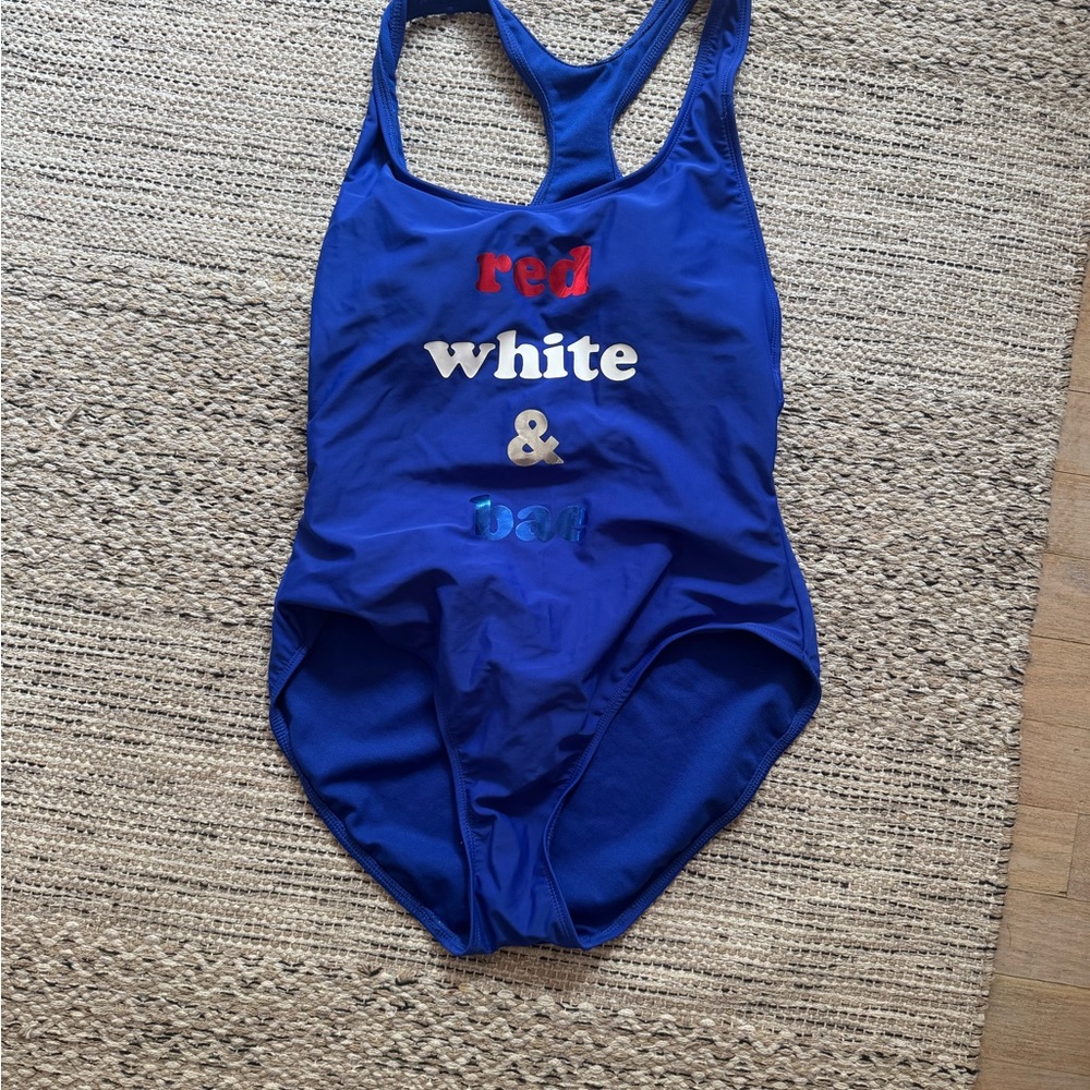 Women’s L Blue One Piece Swimsuit